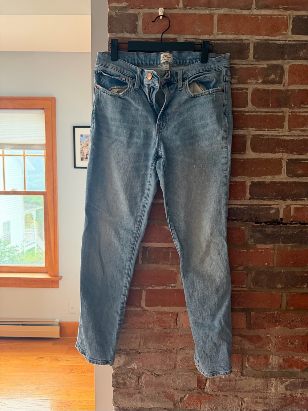 J. Crew Light Blue Straight-Leg Women's Jeans